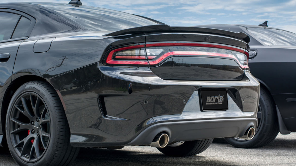 Borla 140669 Cat-Back Exhaust System ATAK for 2015-2023 Dodge Charger SRT Hellcat (6.2L V8)