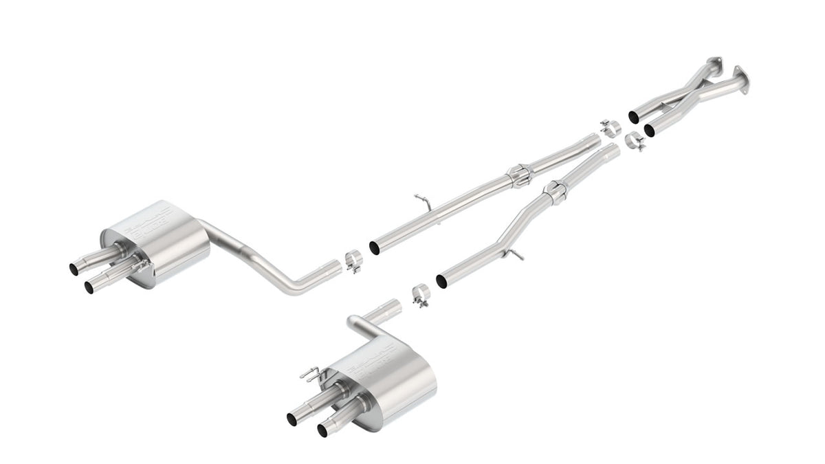 Borla 140736 Cat-Back Exhaust System S-Type for 2018-2021 Kia Stinger (3.3L V6 Twin Turbo)