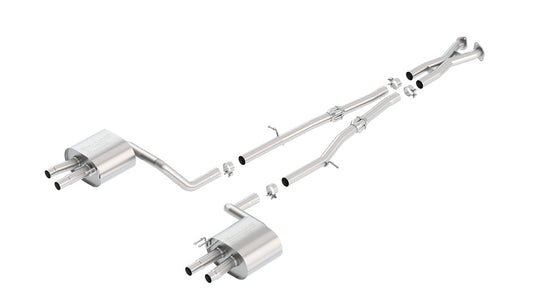 Borla 140736 Cat-Back Exhaust System S-Type for 2018-2021 Kia Stinger (3.3L V6 Twin Turbo)