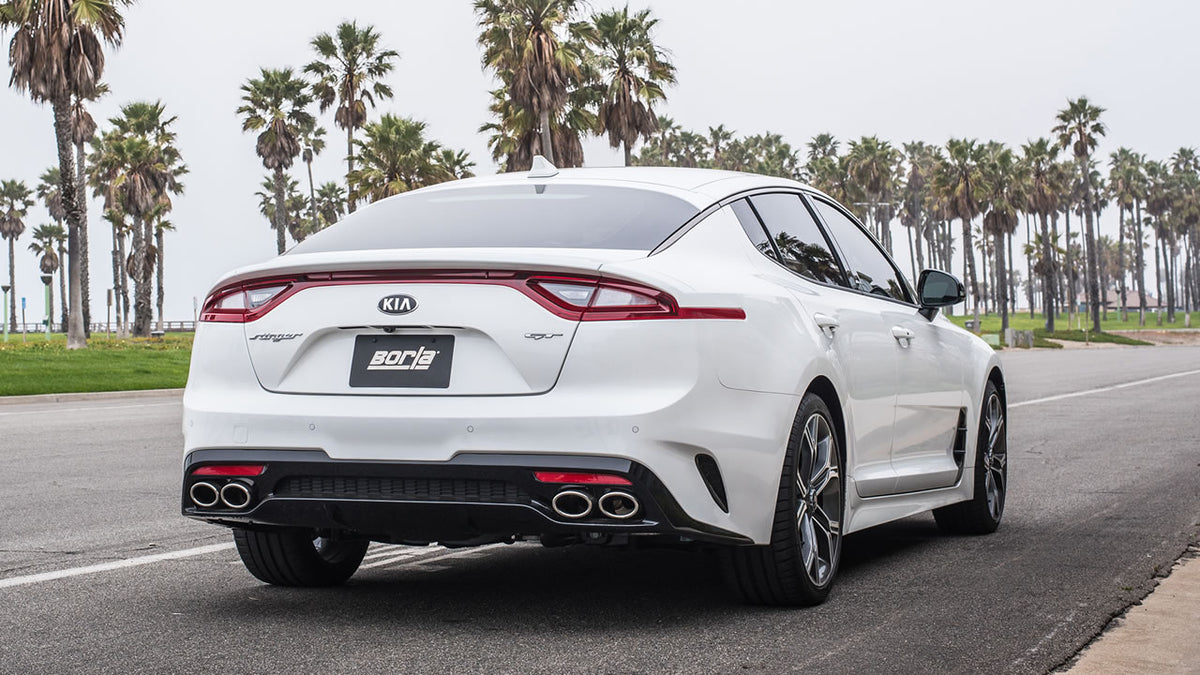 Borla 140736 Cat-Back Exhaust System S-Type for 2018-2021 Kia Stinger (3.3L V6 Twin Turbo)