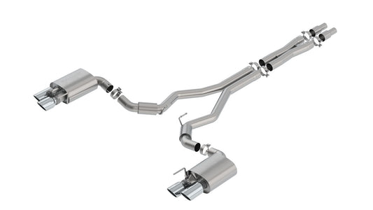 Borla 140742 Cat-Back Exhaust System S-Type for 2018-2023 Ford Mustang GT (5.0L)