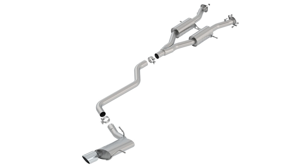 Borla 140748 Cat-Back Exhaust System S-Type for 2014-2021 Jeep Grand Cherokee (3.6L)