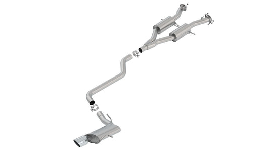 Borla 140748 Cat-Back Exhaust System S-Type for 2014-2021 Jeep Grand Cherokee (3.6L)