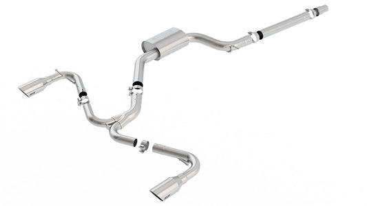 Borla 140750SB Cat-Back Exhaust System S-Type with Brushed Stainless Tips for 2015-2017 Volkswagen GTI