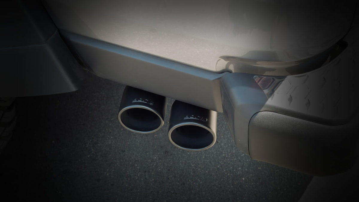 Borla 140811CB Cat-Back Exhaust System Touring with Black Coated Tips for 2020-2026 Jeep Gladiator (3.6L V6)