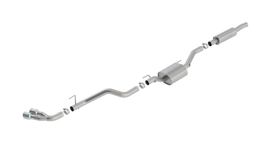 Borla 140812 Cat-Back Exhaust System S-Type for 2020-2026 Jeep Gladiator (3.6L V6)