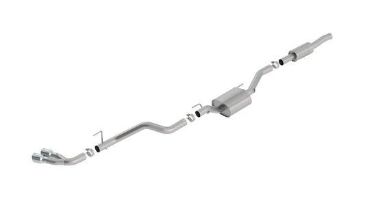 Borla 140813 Cat-Back Exhaust System ATAK for 2020-2026 Jeep Gladiator (3.6L V6)