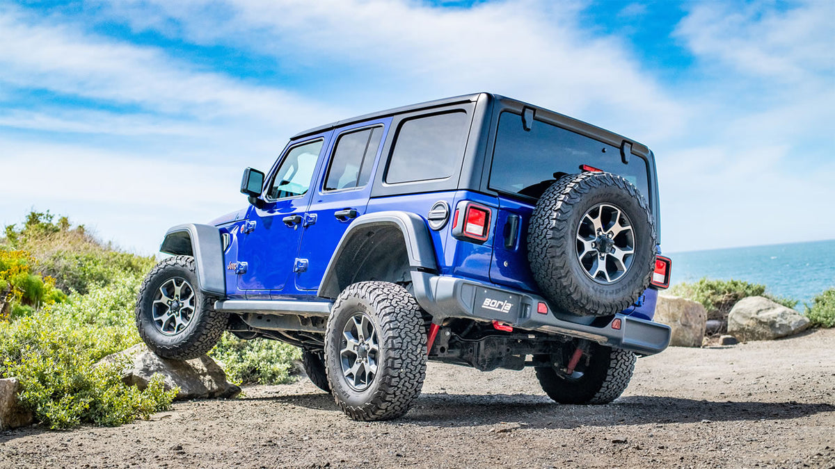 Borla 140822 Cat-Back Exhaust System Touring for 2018-2026 Jeep Wrangler (2.0L I4)