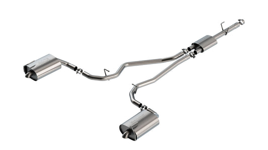 Borla 140824 Cat-Back Exhaust System S-Type for 2020-2024 Ford Explorer XLT (2.3L)