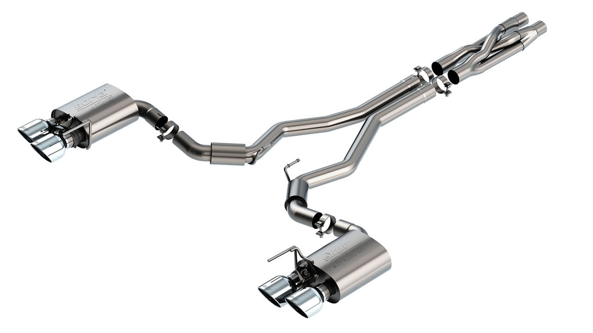 Borla 140837 Cat-Back Exhaust System ATAK for 2020-2022 Ford Mustang Shelby GT500 (5.2L)