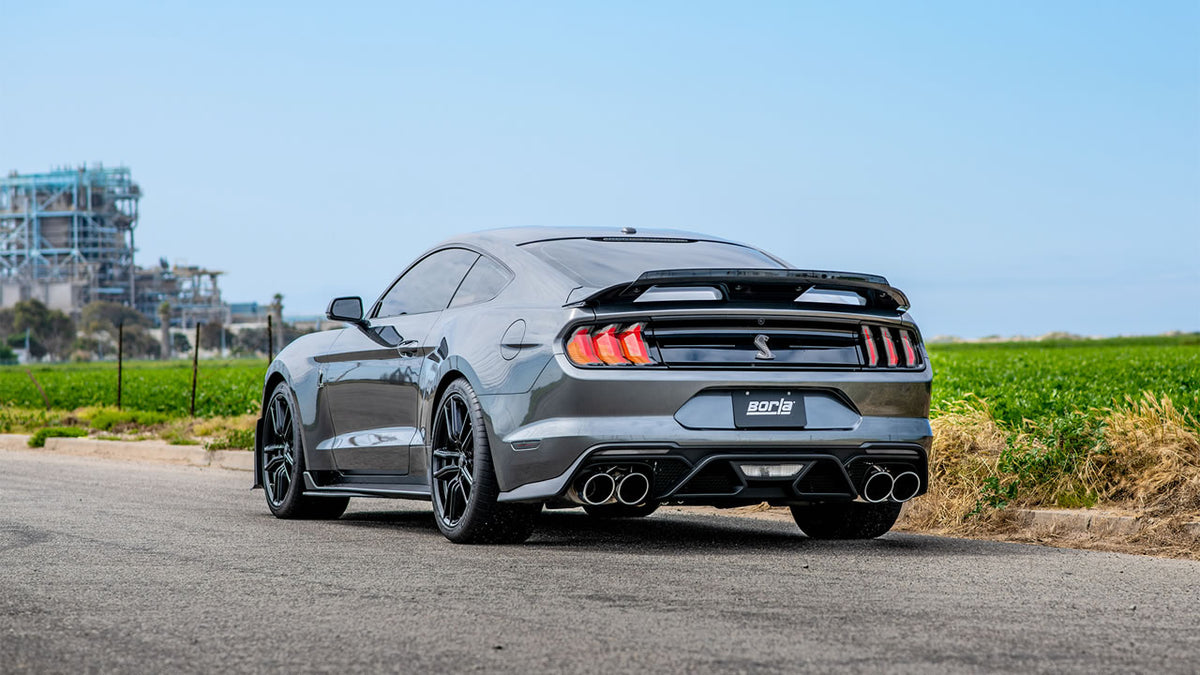 Borla 140837 Cat-Back Exhaust System ATAK for 2020-2022 Ford Mustang Shelby GT500 (5.2L)