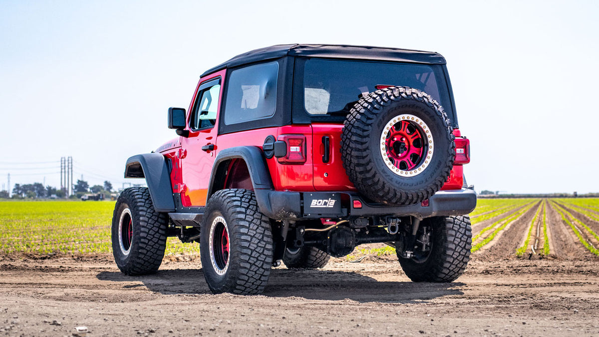 Borla 140846 Cat-Back Exhaust System Touring for 2018-2026 Jeep Wrangler (3.6L)