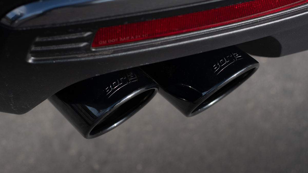 Borla 140856BC Cat-Back Exhaust System Touring with Black Chrome Tips for 2021-2026 Chevrolet Tahoe Premier (5.3L V8)