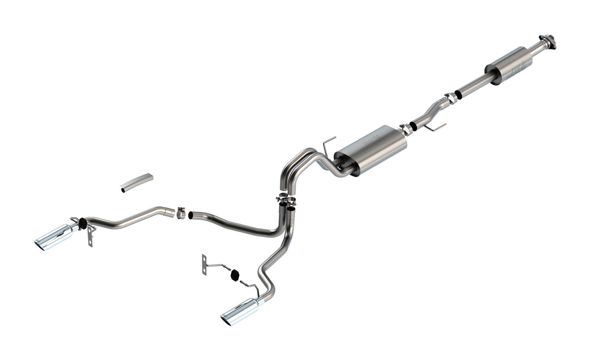 Borla 140862 Cat-Back Exhaust System Touring for 2021-2026 Ford F-150 (2.7L/3.5L)