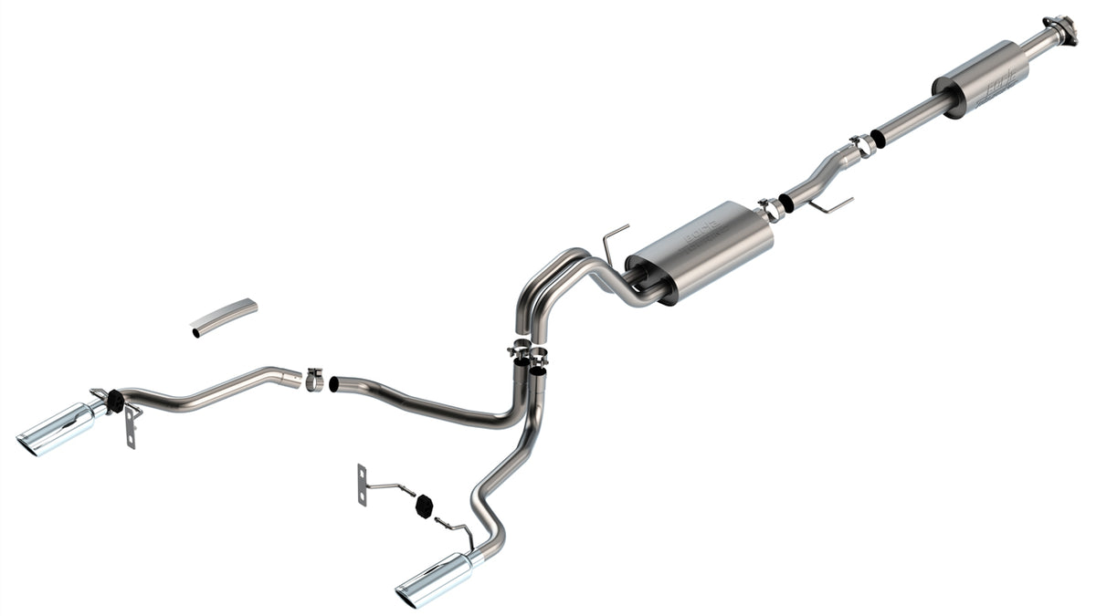 Borla 140865 Cat-Back Exhaust System Touring for 2021-2026 Ford F-150 (5.0L)