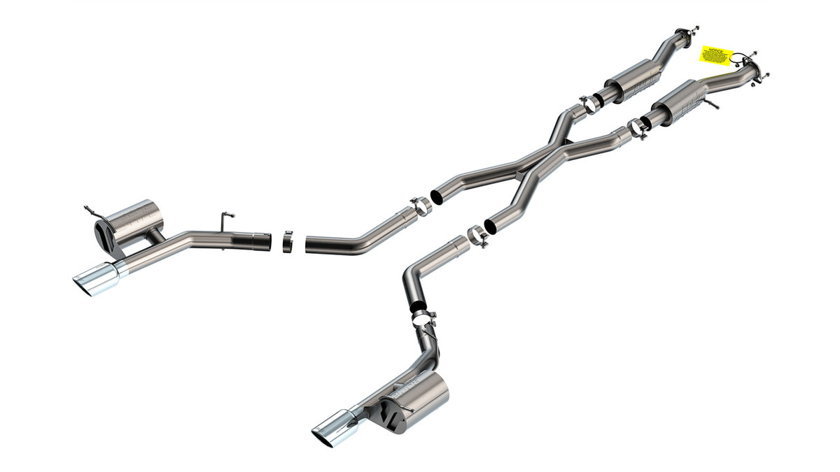 Borla 140885 Cat-Back Exhaust System S-Type for 2021-2026 Dodge Durango SRT Hellcat (6.2L V8)