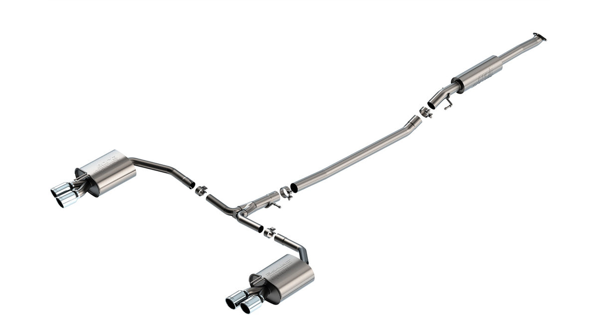 Borla 140891 Cat-Back Exhaust System S-Type for 2021-2024 Kia K5 GT (2.5L I4)