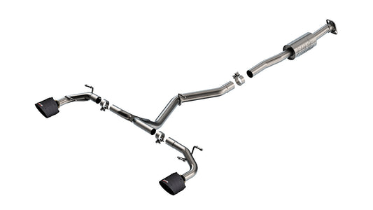 Borla 140910CFBA Cat-Back Exhaust System ATAK with Carbon Fiber Tips for 2022-2026 Subaru BRZ / Toyota GR86 (2.4L)