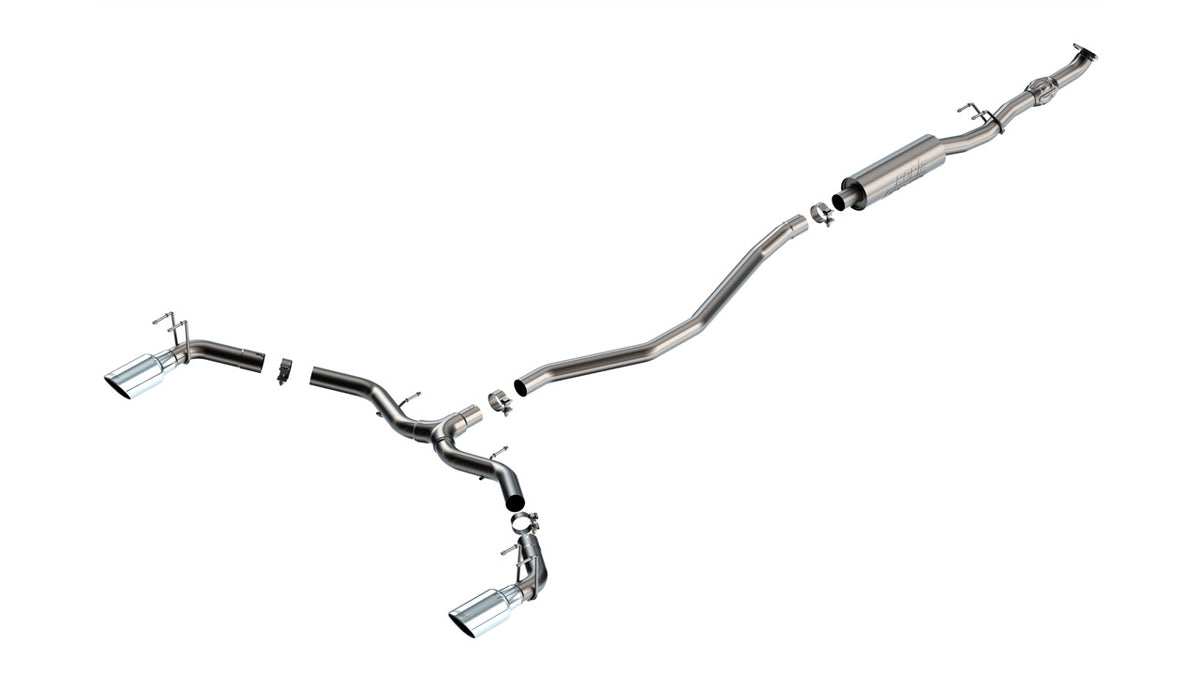 Borla 140922 Cat-Back Exhaust System S-Type for 2022-2026 Honda Civic Si / 2023-2026 Acura Integra (1.5L I4)