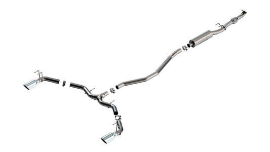 Borla 140922 Cat-Back Exhaust System S-Type for 2022-2026 Honda Civic Si / 2023-2026 Acura Integra (1.5L I4)