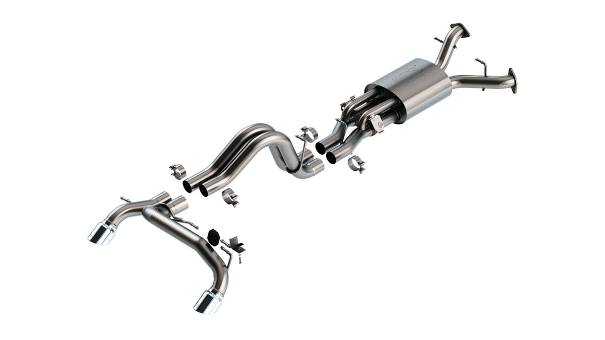 Borla 140934 Cat-Back Exhaust System ATAK for 2022-2026 Ford Bronco Raptor (3.0L V6 Twin Turbo)