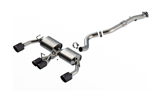 Borla 140942CFBA Cat-Back Exhaust System ATAK with Carbon Fiber Tips for 2023-2026 Toyota GR Corolla