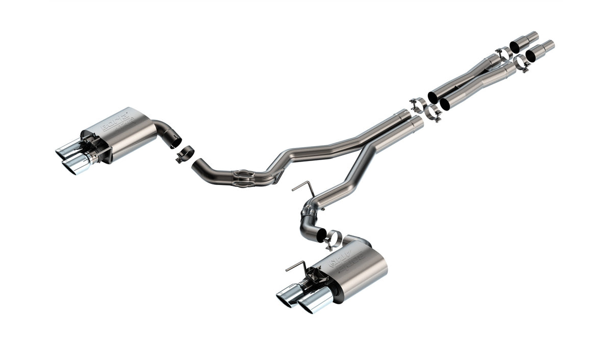 Borla 140963 Cat-Back Exhaust System ATAK for 2024-2026 Ford Mustang GT (5.0L V8, with Active Exhaust)