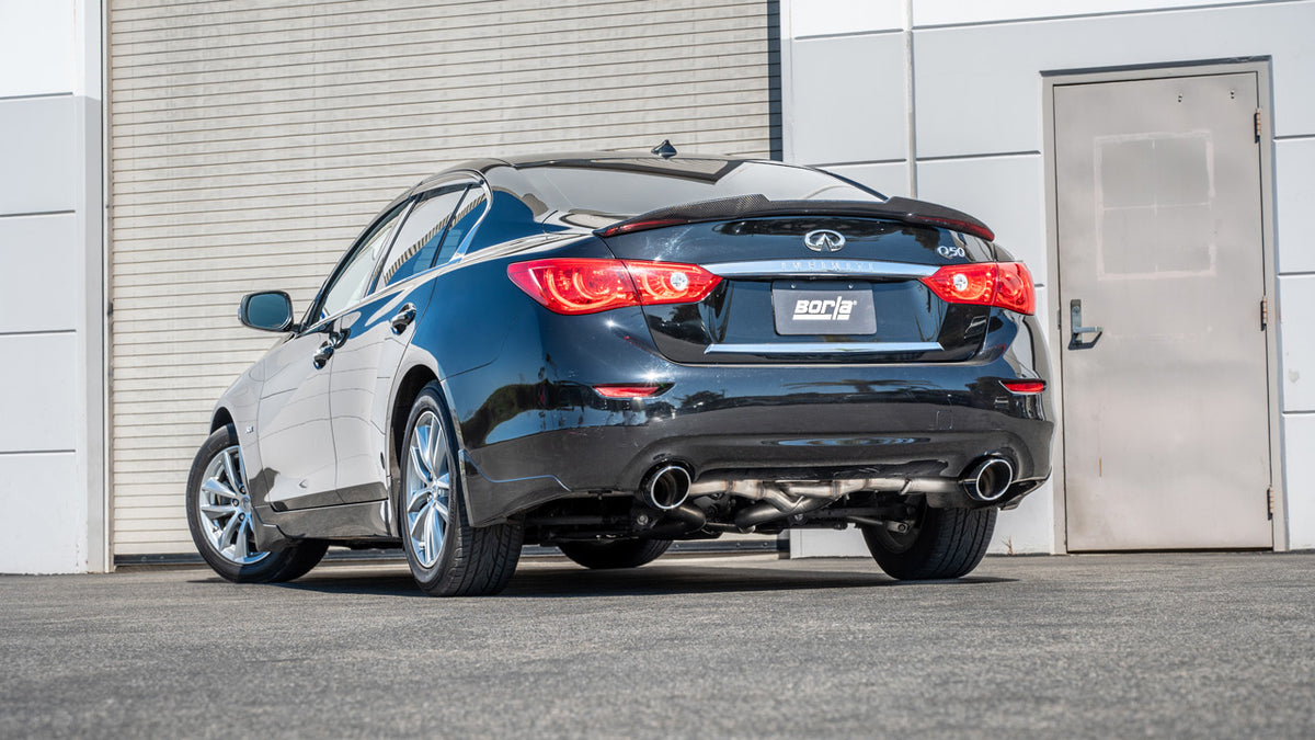 Borla 140978 Cat-Back Exhaust System ATAK for 2016-2024 Infiniti Q50 (3.0L V6 Twin Turbo)