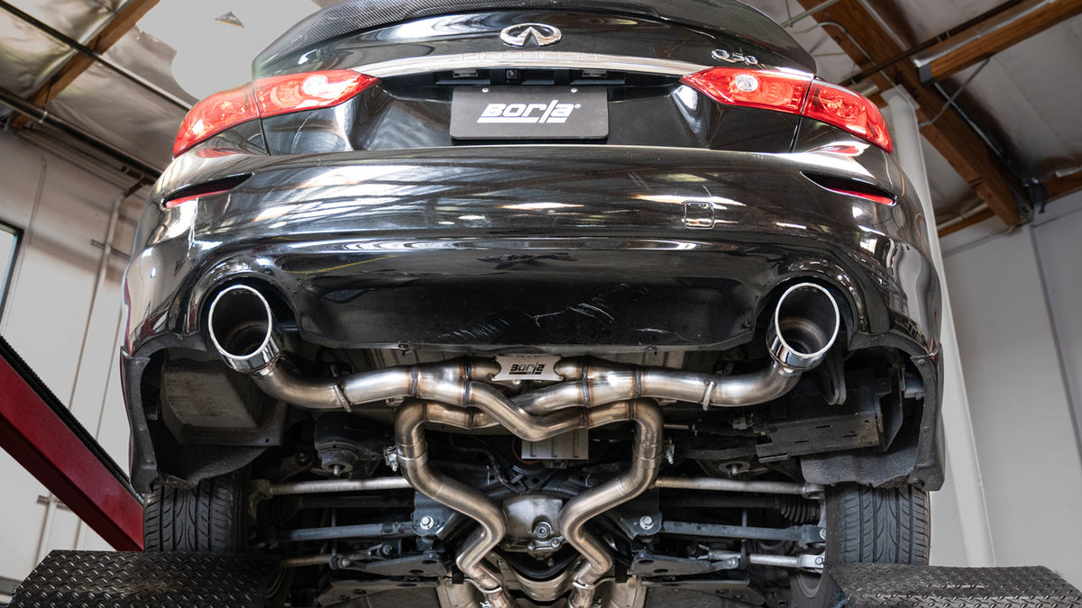 Borla 140978 Cat-Back Exhaust System ATAK for 2016-2024 Infiniti Q50 (3.0L V6 Twin Turbo)