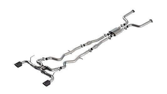 Borla 140978CFBA Cat-Back Exhaust System ATAK with Carbon Fiber Tips for 2016-2024 Infiniti Q50