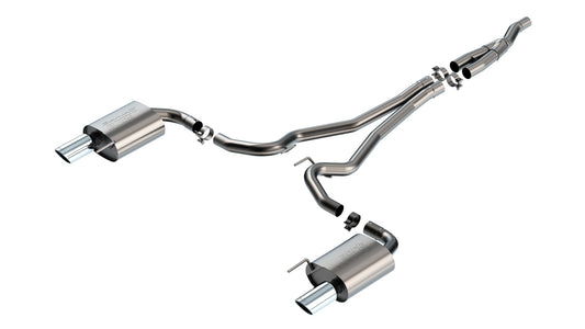 Borla 140979 Cat-Back Exhaust System S-Type for 2024-2026 Ford Mustang EcoBoost (2.3L, without Active Exhaust)