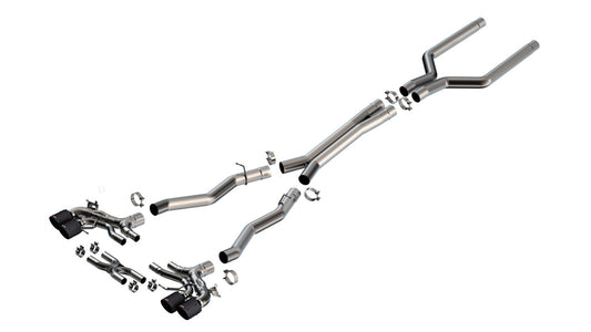Borla 140988CFBA Cat-Back Exhaust System ATAK with Carbon Fiber Tips for 2020-2025 BMW M8 Gran Coupe