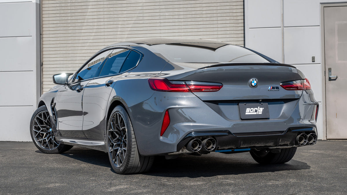 Borla 140988CFBA Cat-Back Exhaust System ATAK with Carbon Fiber Tips for 2020-2025 BMW M8 Gran Coupe