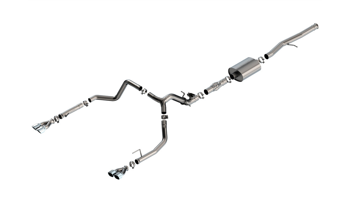 Borla 140998 Cat-Back Exhaust System ATAK for 2024-2026 Chevrolet Silverado 1500 / GMC Sierra 1500 (6.2L V8)