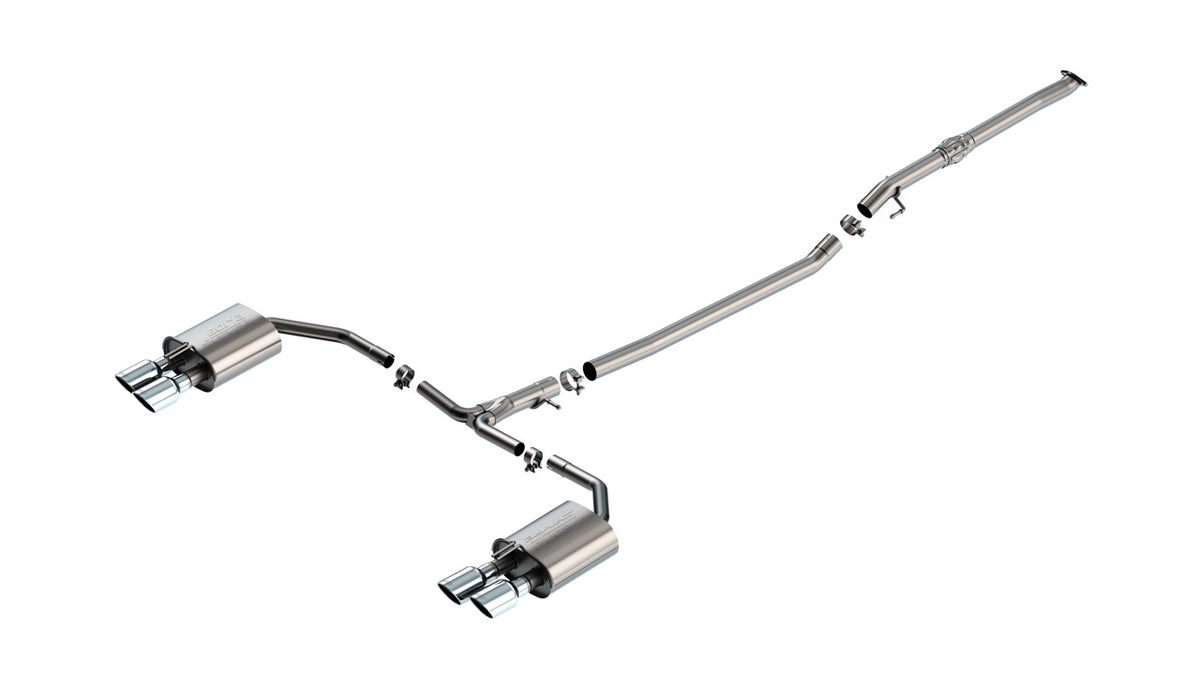 Borla 141014 Cat-Back Exhaust System S-Type for 2025-2026 Kia K5 GT (2.5L I4)