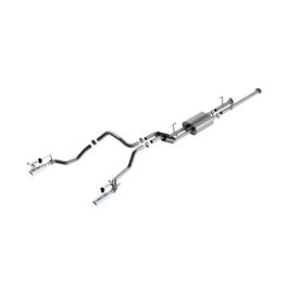 Borla 141027 14-21 Toyota Tundra 4.6L/5.7L S-Type Cat Back Exhaust - 4in Stainless Tips - #141027