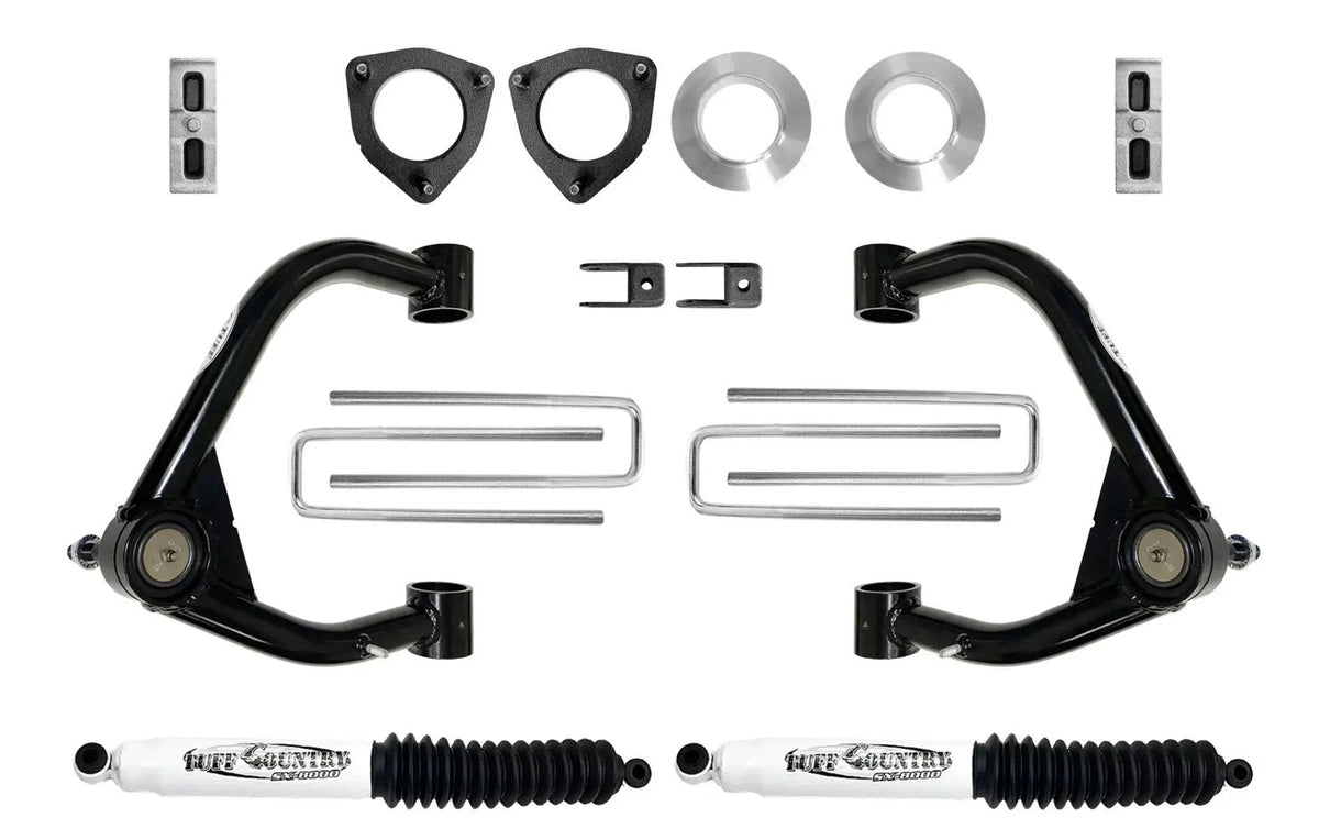 Tuff Country 14199KN 4in Lift Kit with Upper Arms SX8000 for 2019-2023 Chevrolet Silverado 1500 4WD