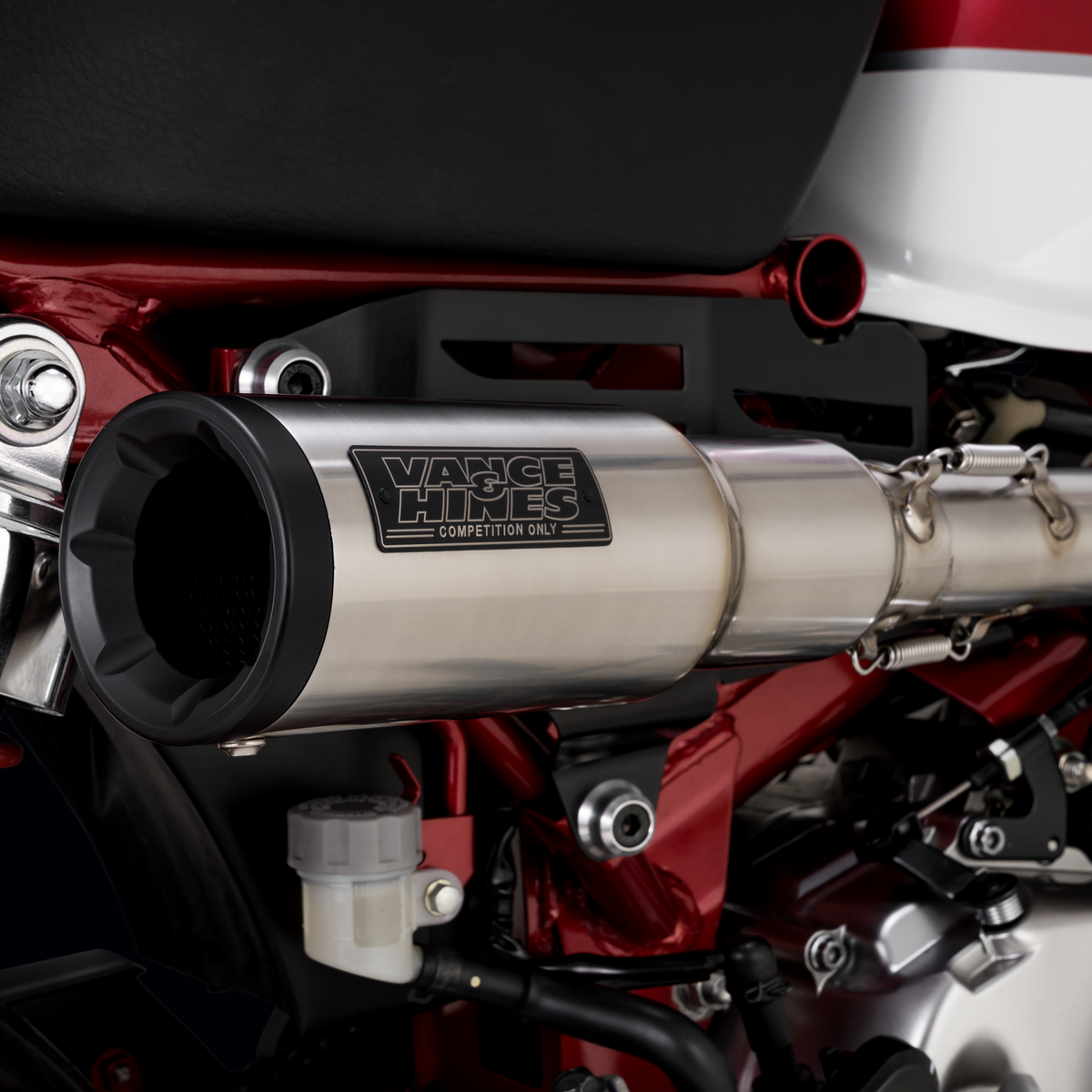 Vance & Hines 14243 Hi-Output Slip-On Brushed for 2019-2024 Honda Monkey
