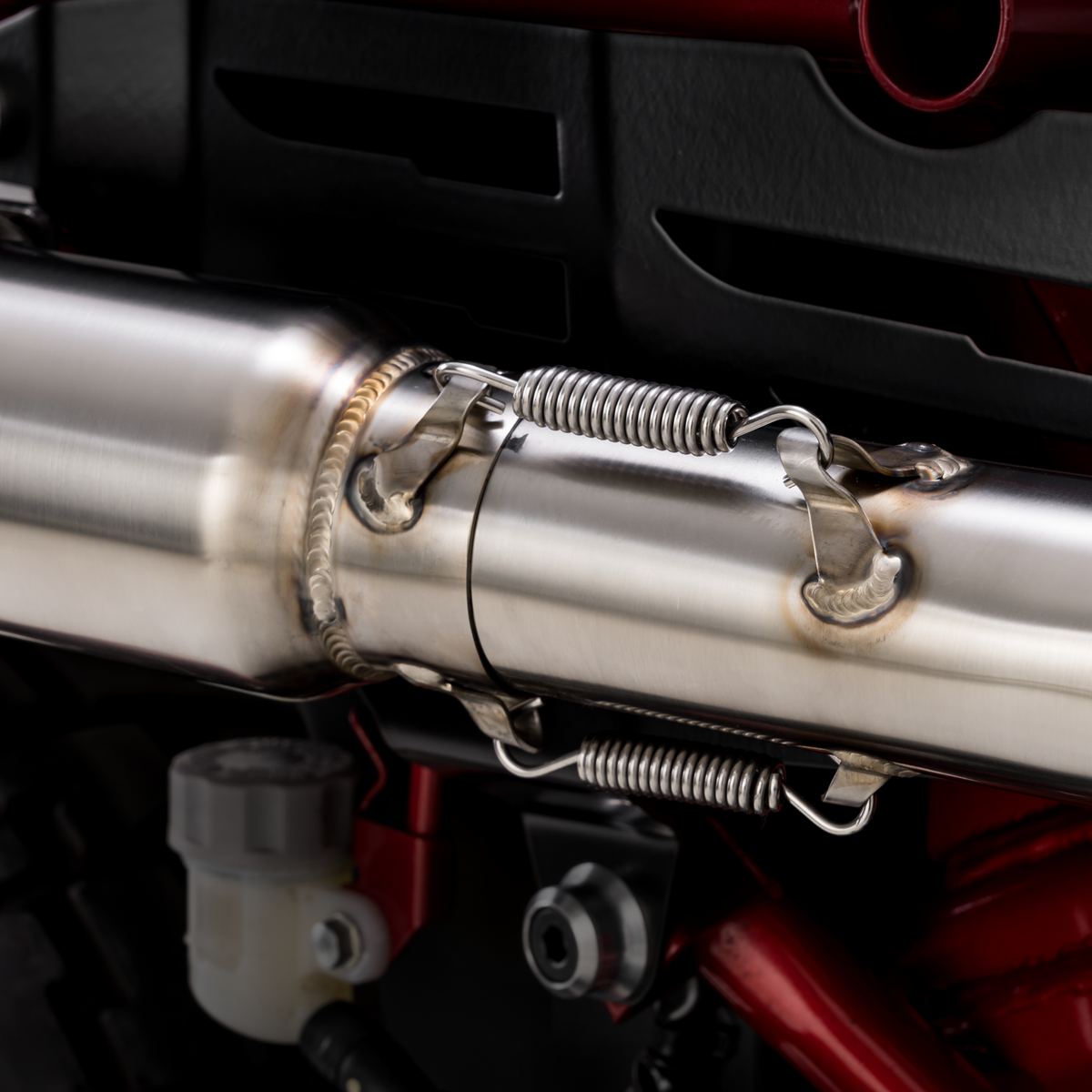 Vance & Hines 14243 Hi-Output Slip-On Brushed for 2019-2024 Honda Monkey