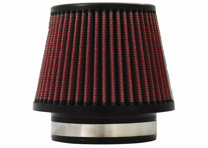 Injen High Performance Air Filter - 4.50 Black Filter 6.75 Base / 5 Tall / 5 Top - #X-1018-BR