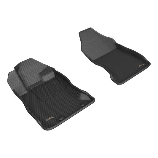 3D MAXpider Kagu Front Floor Mats for 2022-2023 Subaru WRX