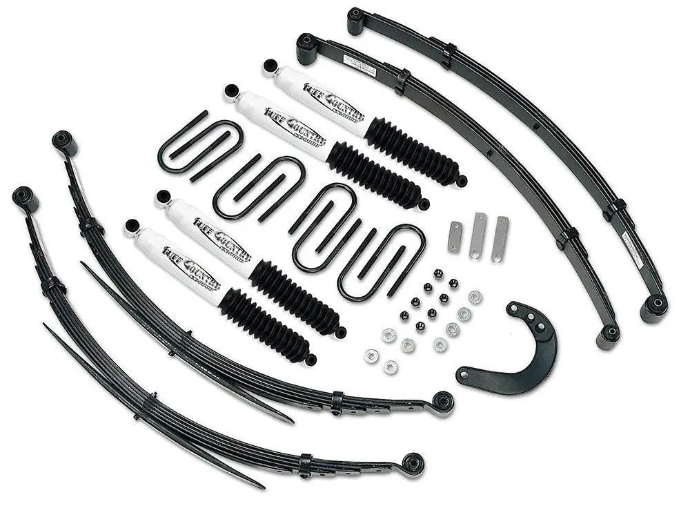 Tuff Country 14721KN 4in Lift Kit (52in Rear Springs) SX8000 for 1973-1987 GM Suburban 3/4 Ton 4WD
