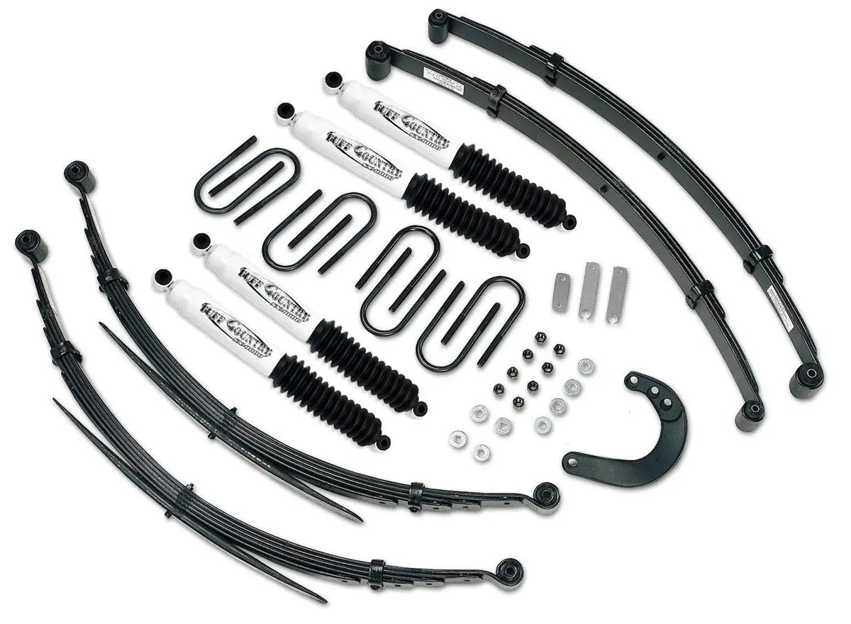 Tuff Country 14725KN 4in Lift Kit HD (56in Rear Springs) SX8000 for 1973-1987 GM Suburban 3/4 Ton