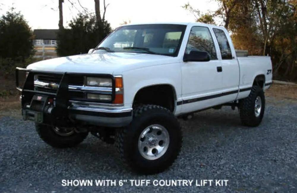 Tuff Country 14812K 4in Lift Kit with Rear Leaf Springs SX6000 for 1988-1998 Chevrolet K1500 4WD