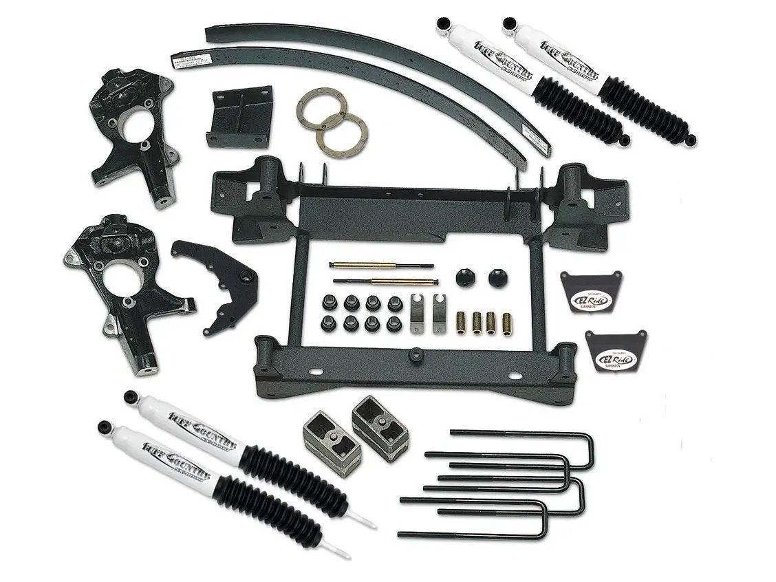 Tuff Country 14955KN 4in Lift Kit (1-Piece Sub Frame) SX8000 for 1999-2005 Silverado 1500 4WD