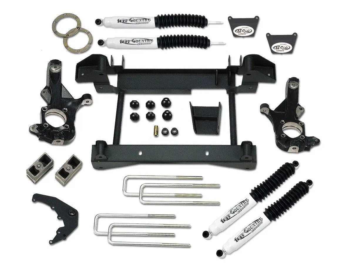 Tuff Country 14958KN 4in Lift Kit (1-Piece Sub Frame) SX8000 for 2001-2006 Silverado 1500HD 4WD