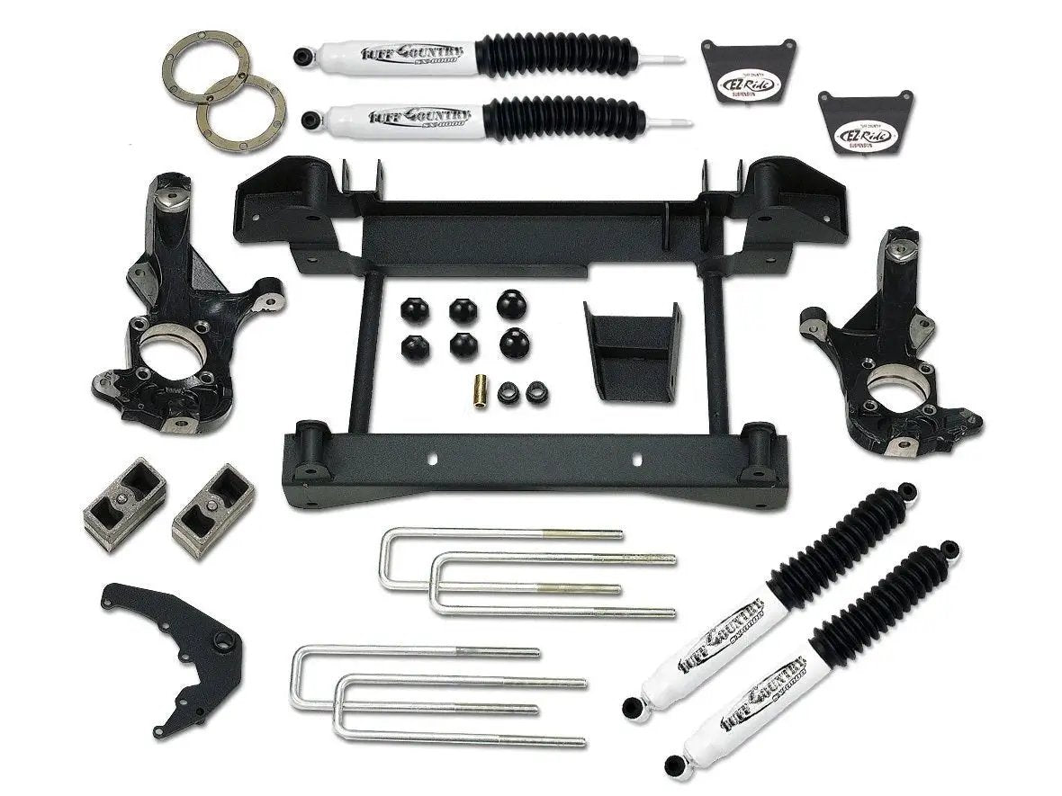 Tuff Country 14985 4in Lift Kit (1-Piece Sub Frame) No Shocks for 2001-2010 Silverado 2500HD 4WD