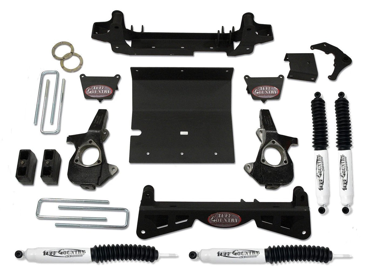Tuff Country 14993KN 4in Lift Kit (3-Piece Sub Frame) SX8000 for 2001-2010 Silverado 2500HD 4WD