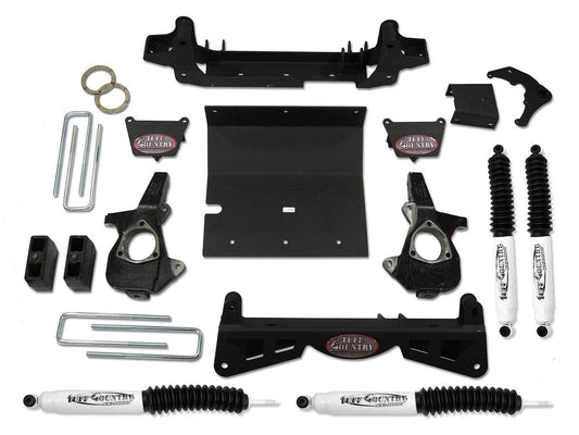 Tuff Country 14993KN 4in Lift Kit (3-Piece Sub Frame) SX8000 for 2001-2010 Silverado 2500HD 4WD