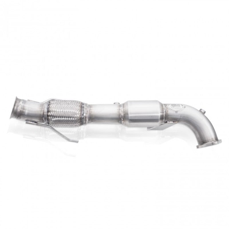 Stainless Works for 2016-2018 Ford Focus RS 3in High-Flow Cats Downpipe Factory Connect